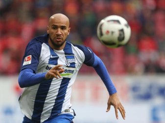 John Anthony Brooks soll angeblich Hertha BSC verlassen und zum VfL Wolfsburg gehen. Foto: Thomas Frey John Anthony Brooks soll angeblich Hertha BSC verlassen und zum VfL Wolfsburg gehen. Foto: Thomas Frey