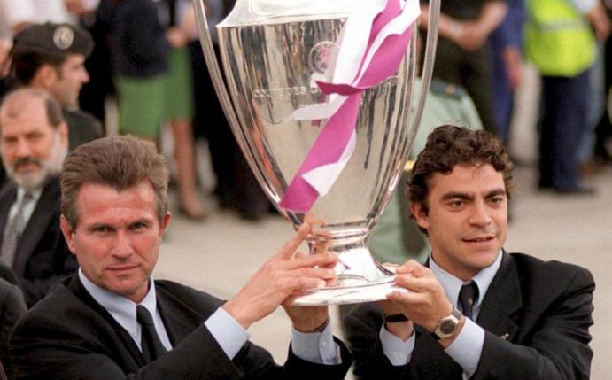 Trainer Jupp Heynckes (l) gewann 1998 mit Real Madrid die Champions League. Foto: Gustavo Cuevas