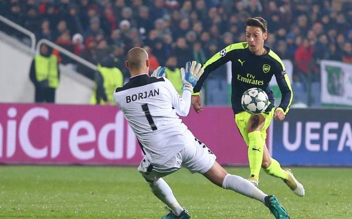 Özils Treffer gegen Ludogorez Razgrad