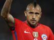 Arturo Vidal trifft mit Chile beim Confed Cup am 22. Juni auf Deutschland. Foto: Mario Ruiz