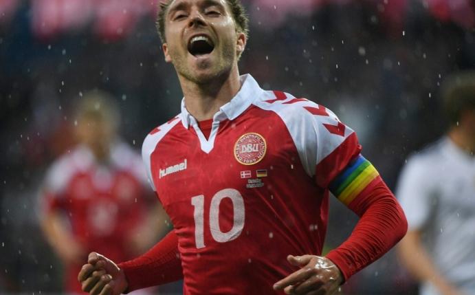 Christian Eriksen schießt Dänemark zur 1:0-Führung
