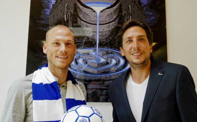 Der MSV Duisburg verpflichtet Gerrit Nauber (l.)
