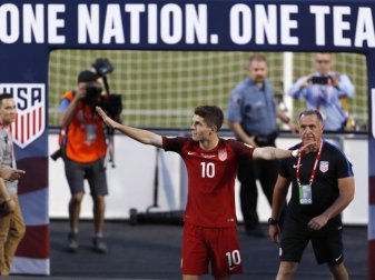Christian Pulisic erzielte beide Treffer für die USA. Foto: David Zalubowski Christian Pulisic erzielte beide Treffer für die USA. Foto: David Zalubowski