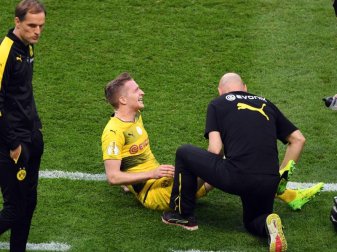 Marco Reus zog sich im DFB-Pokalfinale einen Teilriss des hinteren Kreuzbandes zu. Foto: Soeren Stache