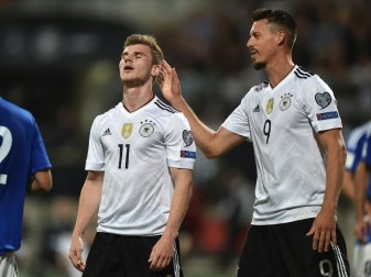 Timo Werner (l.) wurde in Nürnberg ausgepfiffen Timo Werner (l.) wurde in Nürnberg ausgepfiffen