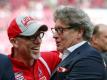 Schumacher (r.) hofft auf lange Stöger-Ära