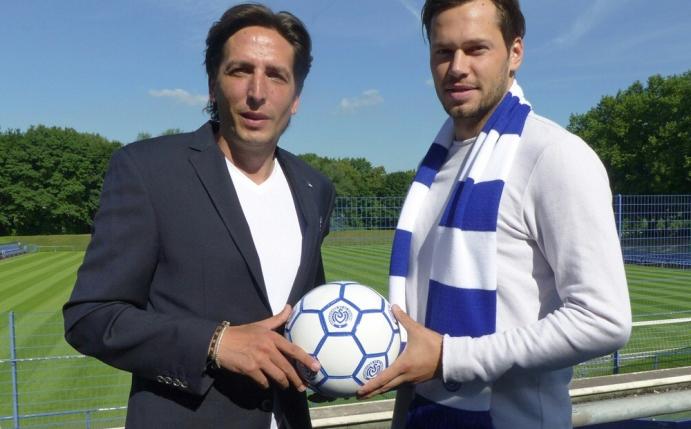 MSV-Sportdirektor Ivo Grlic (l.) und Daniel Davari