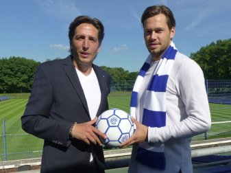 MSV-Sportdirektor Ivo Grlic (l.) und Daniel Davari MSV-Sportdirektor Ivo Grlic (l.) und Daniel Davari
