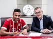 Corentin Tolisso (l.) unterschreibt bis 2022