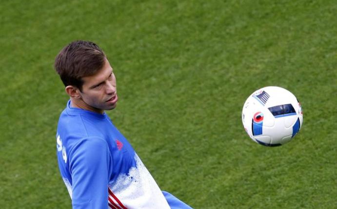 Fedor Smolov stürmt für Russland im Confed Cup. Foto: Rungroj Yongrit