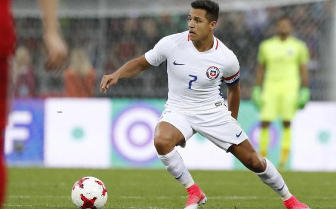 Alexis Sanchez hat eine leichte Verletzung am linken Knöchel. Foto: Pavel Golovkin