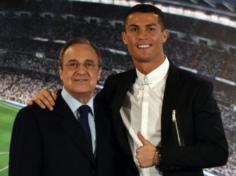 Real-Präsident Perez bestreitet einen bevorstehenden Wechsel von Superstar Cristiano Ronaldo Real-Präsident Perez bestreitet einen bevorstehenden Wechsel von Superstar Cristiano Ronaldo