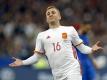 Gerard Deulofeu im Trikot der spanischen Nationalmannschaft. Foto: Christophe Ena
