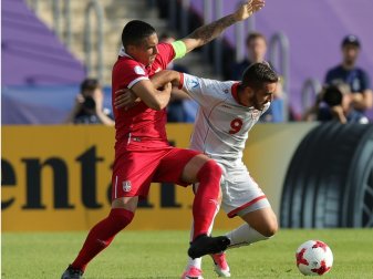 Uros Djurdjevic (l) schießt den Ausgleich für Serbien Uros Djurdjevic (l) schießt den Ausgleich für Serbien