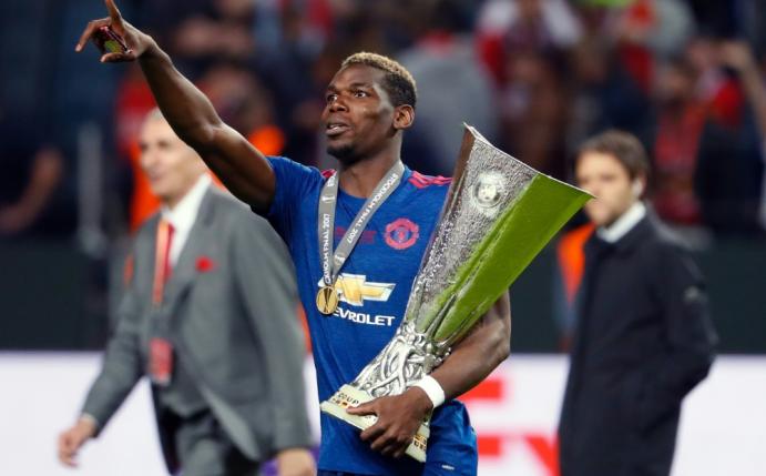 Pogba gewann mit Manchester United die Europa League