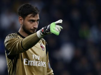 Auch Torwart Donnarumma musste viel Kritik einstecken Auch Torwart Donnarumma musste viel Kritik einstecken