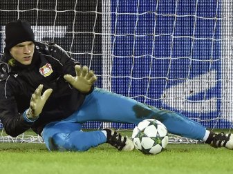 Bayer Leverkusens dritter Torwart Niklas Lomb Bayer Leverkusens dritter Torwart Niklas Lomb