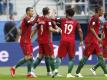 Portugal zieht als Gruppensieger ins Halbfinale ein. Foto: Pavel Golovkin