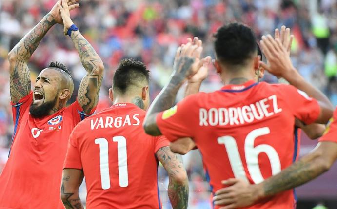 Chile feiert den Einzug ins Halbfinale 