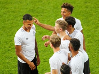 Die deutsche U21-Nationalmannschaft steht bei der EM in Polen im Halbfinale. Foto: Jan Woitas Die deutsche U21-Nationalmannschaft steht bei der EM in Polen im Halbfinale. Foto: Jan Woitas