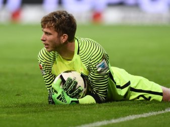 Felix Wiedwald steht bei Werder vor dem Absprung. Foto: Carmen Jaspersen Felix Wiedwald steht bei Werder vor dem Absprung. Foto: Carmen Jaspersen
