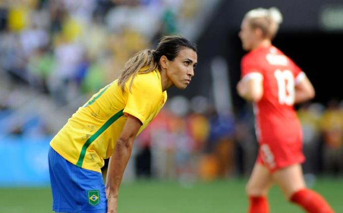 Die fünfmalige Weltfußballerin Marta erhält von ihrem Verein keine Freigabe für das Testspiel gegen Deutschland. Foto: Alan Morici