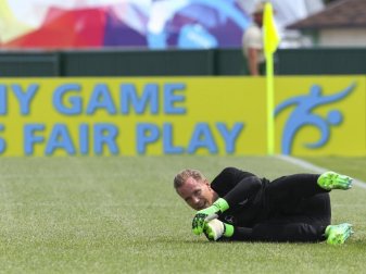 Auch wegen seines Erfahrungsvorsprungs ist Marc-André ter Stegen die Nummer 1 der DFB-Elf beim Confed-Cup. Foto: Christian Charisius Auch wegen seines Erfahrungsvorsprungs ist Marc-André ter Stegen die Nummer 1 der DFB-Elf beim Confed-Cup. Foto: Christian Charisius