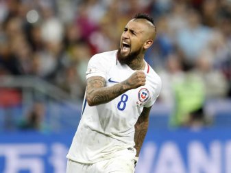 Arturo Vidal gibt in Chiles Nationalteam den Takt an. Foto: Pavel Golovkin