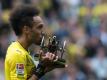 Zieht es Bundesliga-Torschützenkönig Pierre-Emerick Aubameyang nun doch nach China? Foto: Bernd Thissen