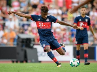 Kingsley Coman traf im Testspiel doppelt. Foto: Matthias Balk Kingsley Coman traf im Testspiel doppelt. Foto: Matthias Balk