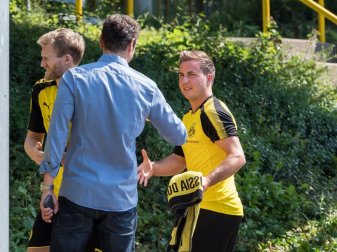 Mario Götze trainiert wieder beim BVB. Foto: Guido Kirchner Mario Götze trainiert wieder beim BVB. Foto: Guido Kirchner