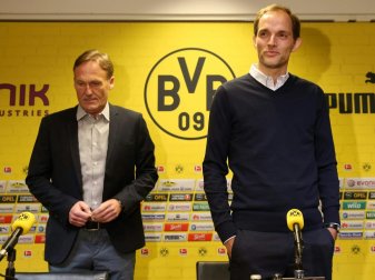 Watzke (l.) äußert erneut Kritik am Stil von Tuchel