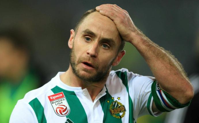 Hofmann machte im Pokal sein 528. Pflichtspiel für Rapid