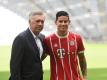 Trainer Carlo Ancelotti bekam in James Rodriguez seinen Wunschspieler. Foto: Felix Hörhager