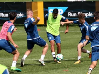 Die Spieler der TSG 1899 Hoffenheim trainieren im östrreichischen Windischgarsten. Foto: Hasan Bratic Die Spieler der TSG 1899 Hoffenheim trainieren im östrreichischen Windischgarsten. Foto: Hasan Bratic