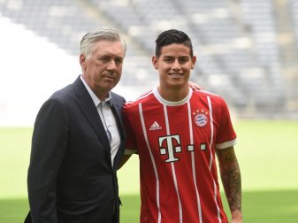 Trainer Carlo Ancelotti bekam in James Rodriguez seinen Wunschspieler. Foto: Felix Hörhager Trainer Carlo Ancelotti bekam in James Rodriguez seinen Wunschspieler. Foto: Felix Hörhager
