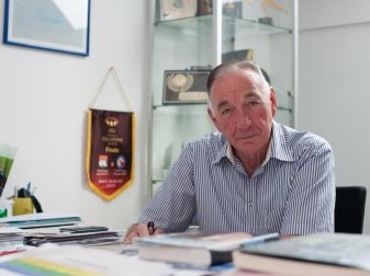 Bernd Schröder ist mittlerweile Ehrenpräsident von Turbine Potsdam. Foto: Klaus-Dietmar Gabbert