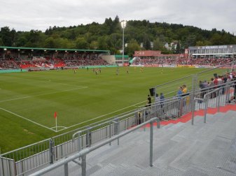 Die Würzburger Kickers dürfen im DFB-Pokal nicht in ihrem Heimstadion spielen. Foto: Timm Schamberger Die Würzburger Kickers dürfen im DFB-Pokal nicht in ihrem Heimstadion spielen. Foto: Timm Schamberger