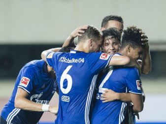 Auch beim zweiten Testspiel der China-Reise bleibt der FC Schalke 04 ungeschlagen. Foto: Power Sport Images