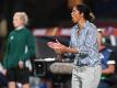 Bundestrainerin Steffi Jones fordert eine Leistungssteigerung für das Spiel gegen Russland. Foto: Carmen Jaspersen
