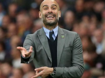 Manchester Citys Coach Pep Guardiola hat kräftig eingekauft. Foto: Martin Rickett Manchester Citys Coach Pep Guardiola hat kräftig eingekauft. Foto: Martin Rickett