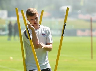 Leipzigs Stürmer Timo Werner hat sich leicht verletzt. Foto: Andreas Gebert Leipzigs Stürmer Timo Werner hat sich leicht verletzt. Foto: Andreas Gebert