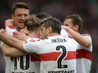 Emiliano Insua traf beim 5:0 doppelt für den VfB Stuttgart. Foto: Deniz Calagan Emiliano Insua traf beim 5:0 doppelt für den VfB Stuttgart. Foto: Deniz Calagan