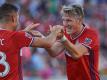 Bastian Schweinsteiger wurde von den Fans zum Kapitän gewählt. Foto: Robin Alam