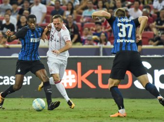 Ribéry musste mit einer Fußverletzung raus Ribéry musste mit einer Fußverletzung raus