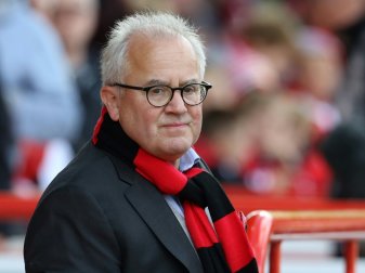 Präsident Fritz Keller freut sich auf das neue Stadion Präsident Fritz Keller freut sich auf das neue Stadion