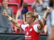 Der Mainzer Neuzugang Viktor Fischer jubelt nach seinem Treffer zum 2:1 gegen Newcastle United. Foto: Thomas Frey