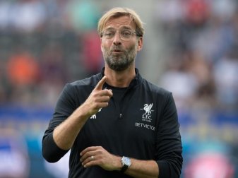 Liverpools Trainer Jürgen Klopp wünscht Hertha BSC vor allem mehr Zuschauer. Foto: Soeren Stache Liverpools Trainer Jürgen Klopp wünscht Hertha BSC vor allem mehr Zuschauer. Foto: Soeren Stache