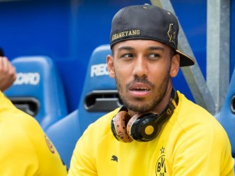 Pierre-Emerick Aubameyang steht noch beim BVB unter Vertrag. Foto: Guido Kirchner Pierre-Emerick Aubameyang steht noch beim BVB unter Vertrag. Foto: Guido Kirchner