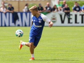 Max Meyer beim Training des FC Schalke 04. Foto: Tim Rehbein Max Meyer beim Training des FC Schalke 04. Foto: Tim Rehbein